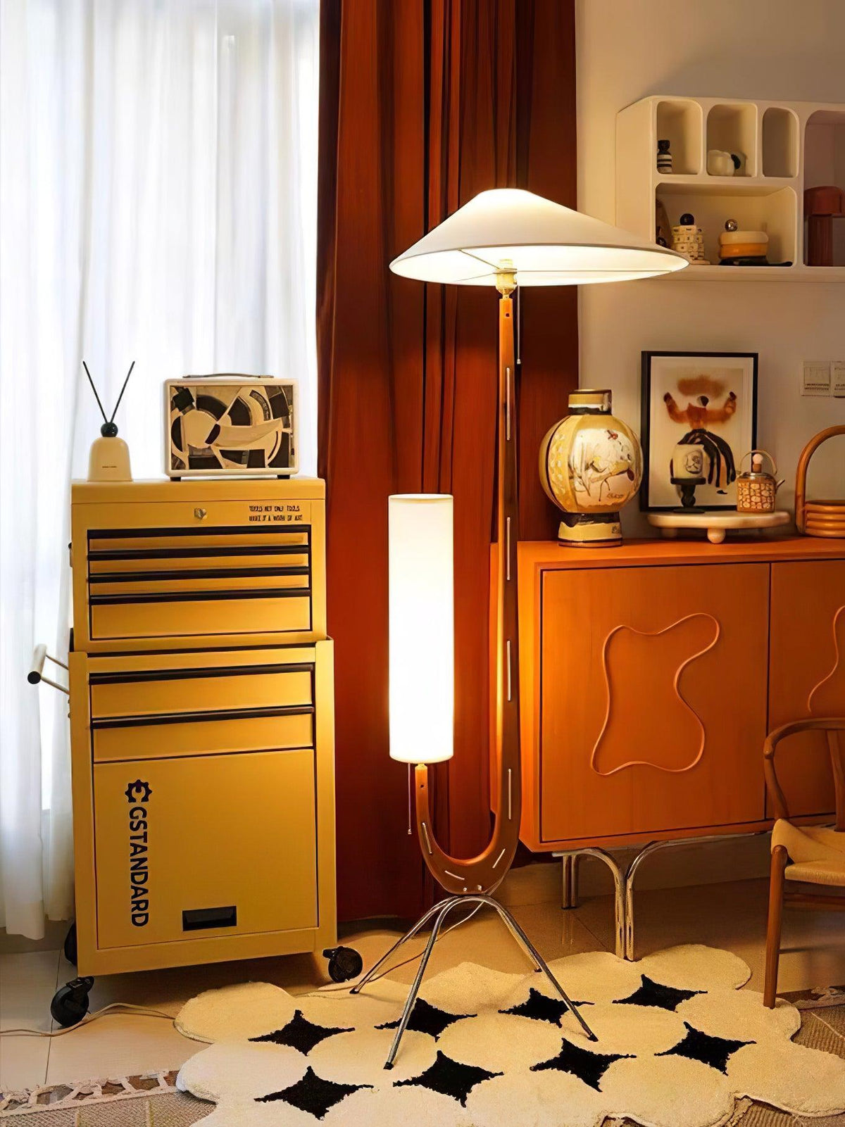 Novael lampadar din Pânză Scandinavian