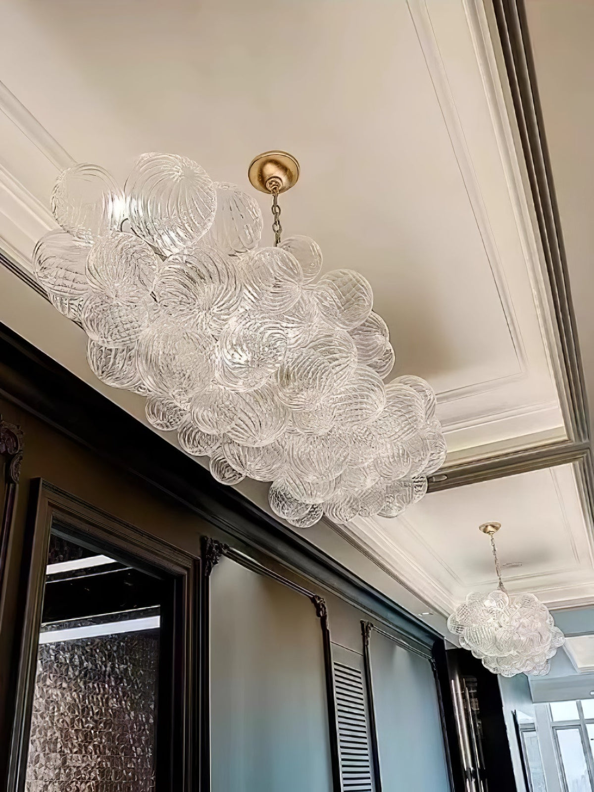 Ben candelabru Bile de sticlă Bubble modern
