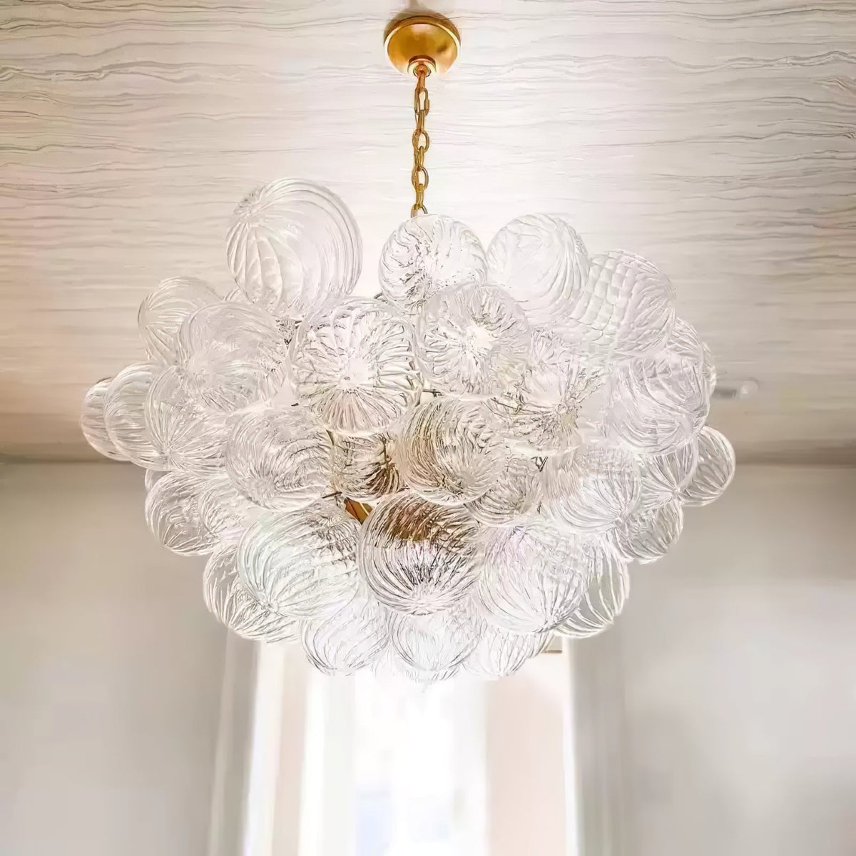 Ben candelabru Bile de sticlă Bubble modern