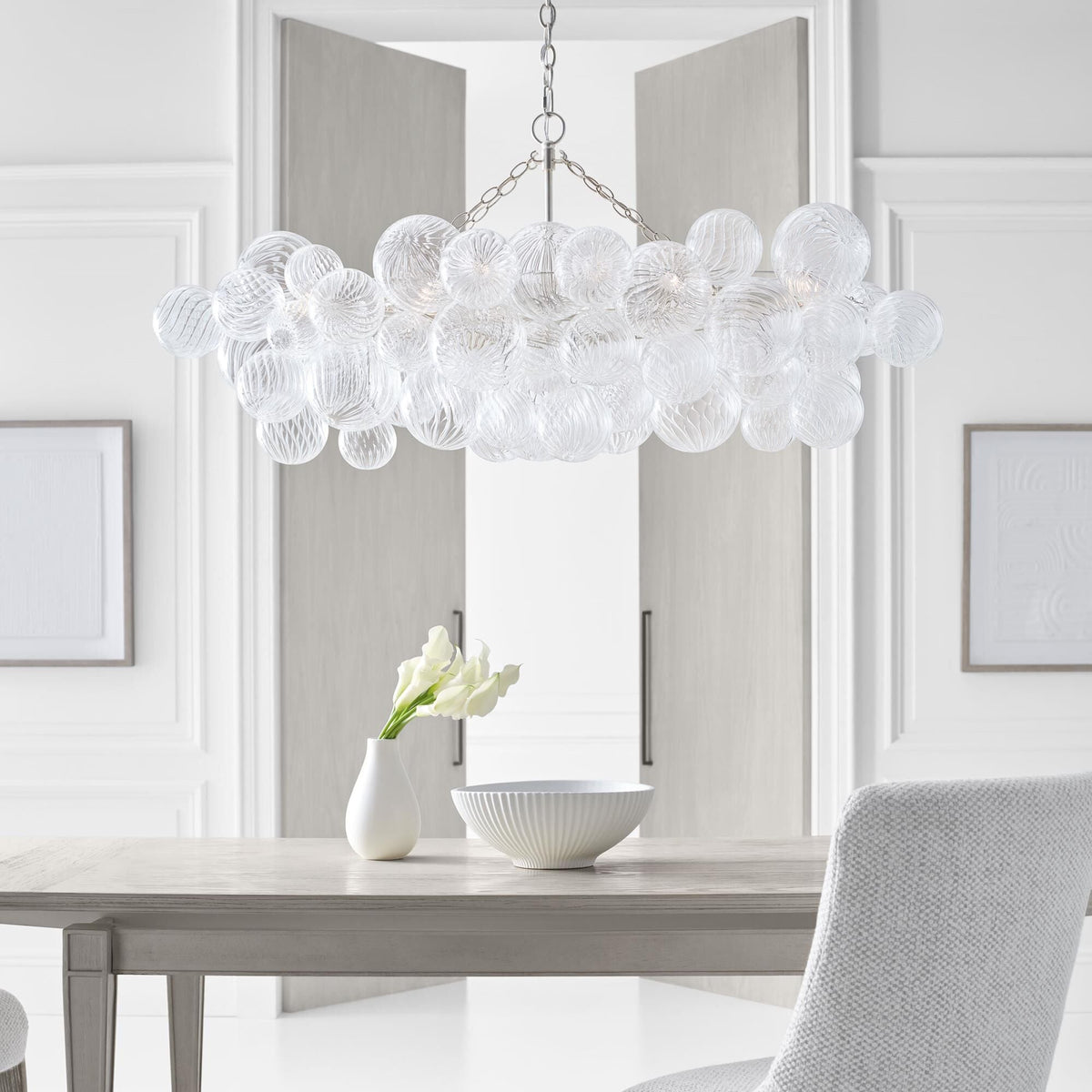 Ben candelabru Bile de sticlă Bubble modern