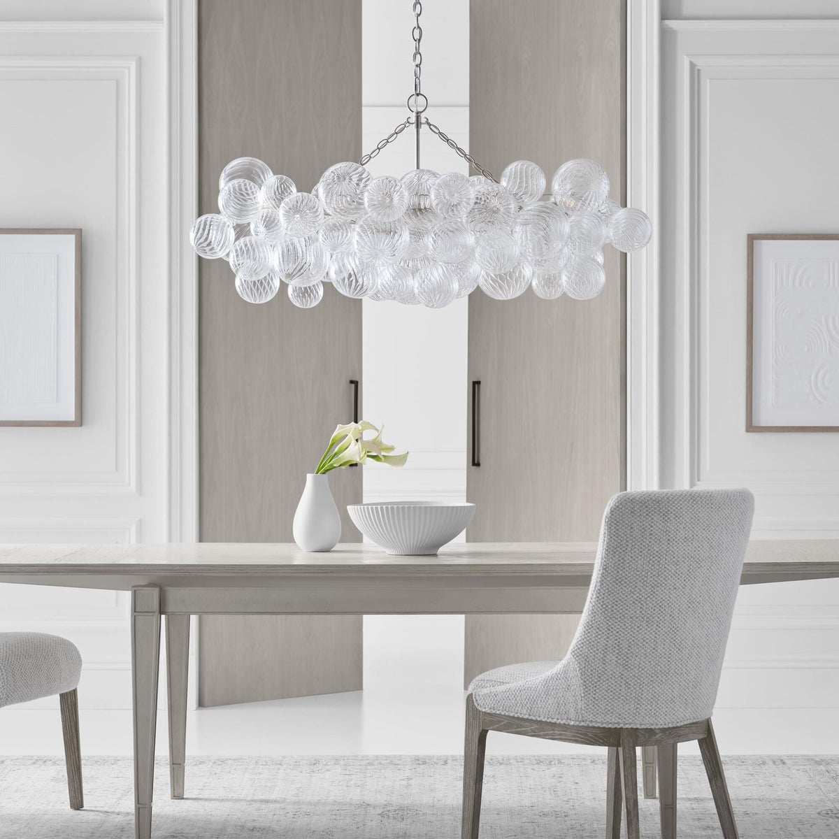 Ben candelabru Bile de sticlă Bubble modern