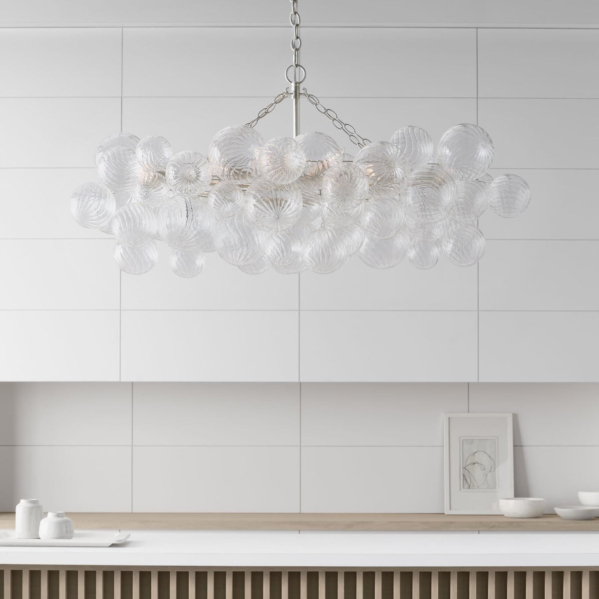 Ben candelabru Bile de sticlă Bubble modern
