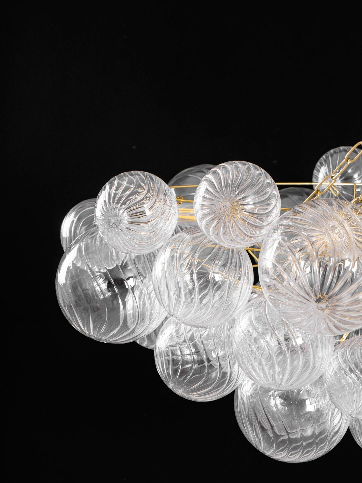 Ben candelabru Bile de sticlă Bubble modern