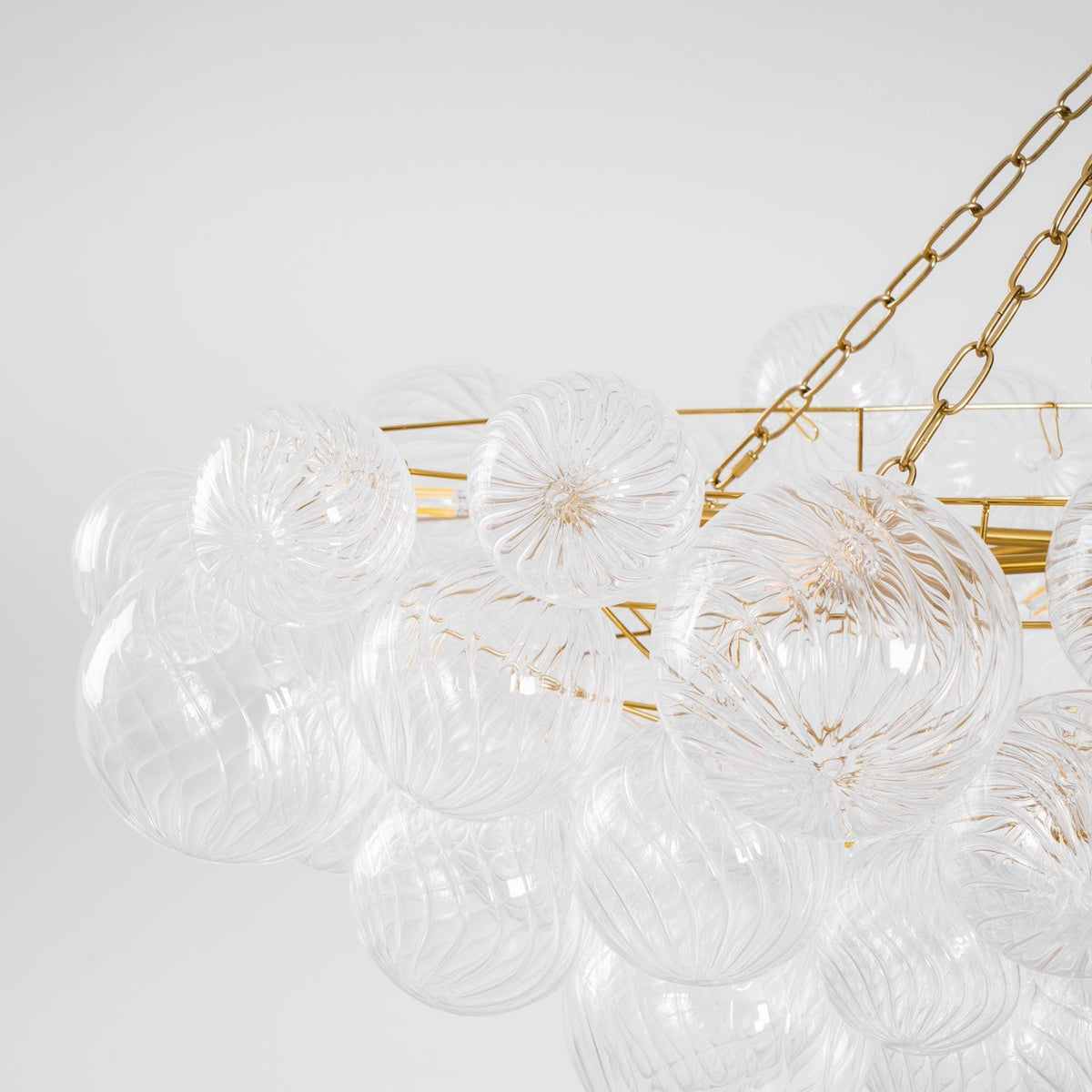 Ben candelabru Bile de sticlă Bubble modern