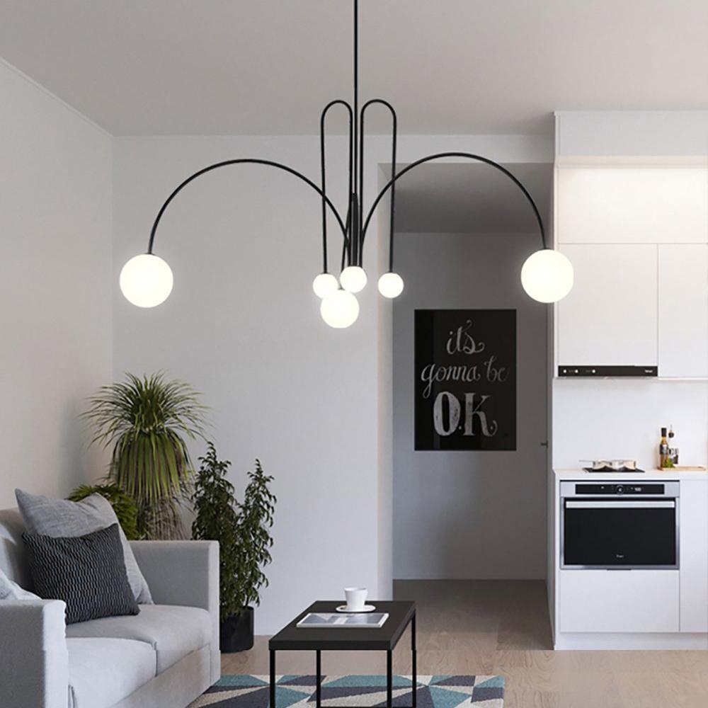 Rivorora candelabru, modern, cu glob