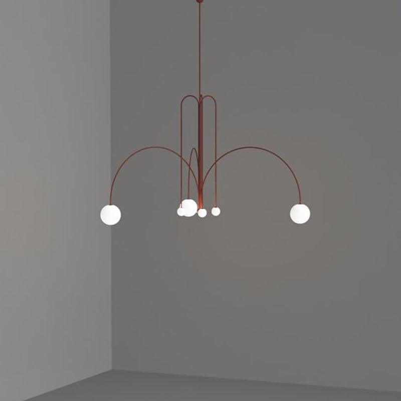 Rivorora candelabru, modern, cu glob