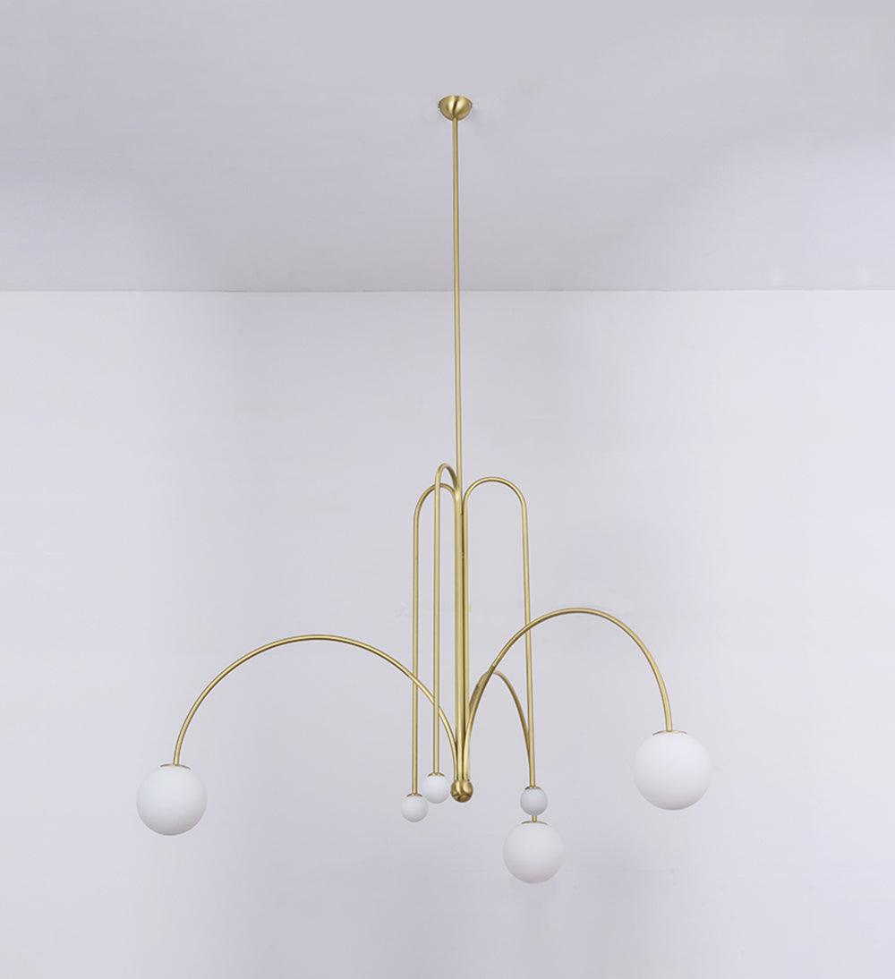 Rivorora candelabru, modern, cu glob