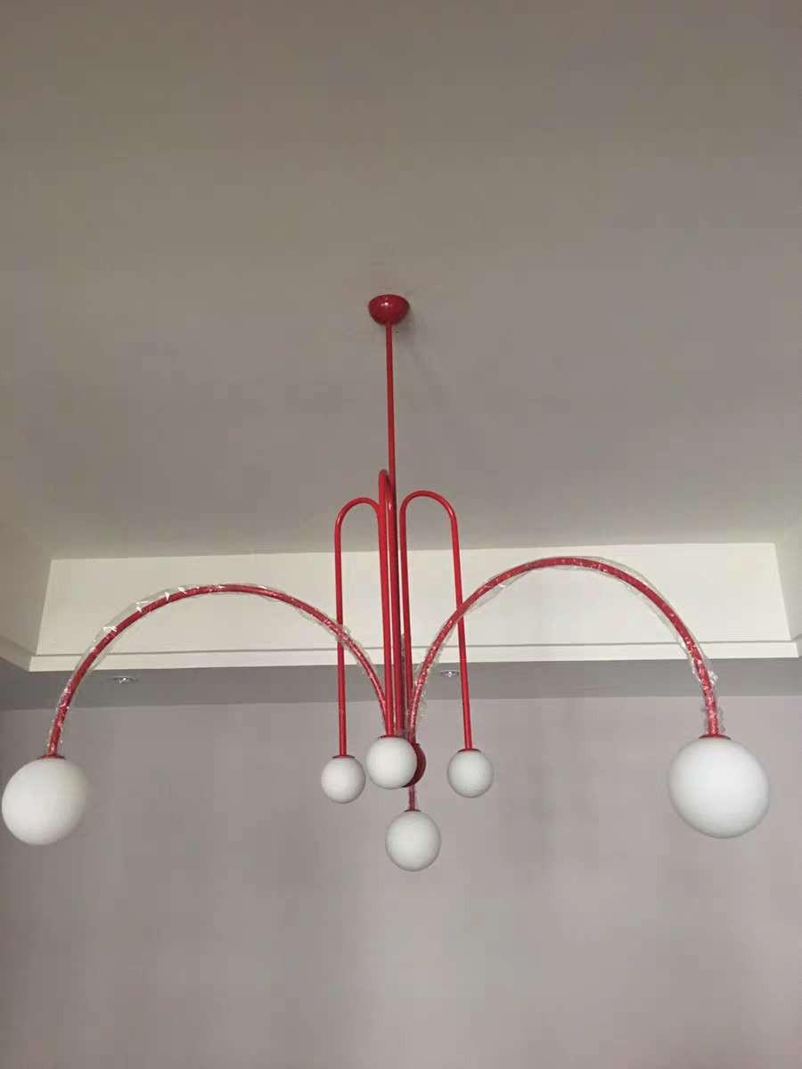 Rivorora candelabru, modern, cu glob
