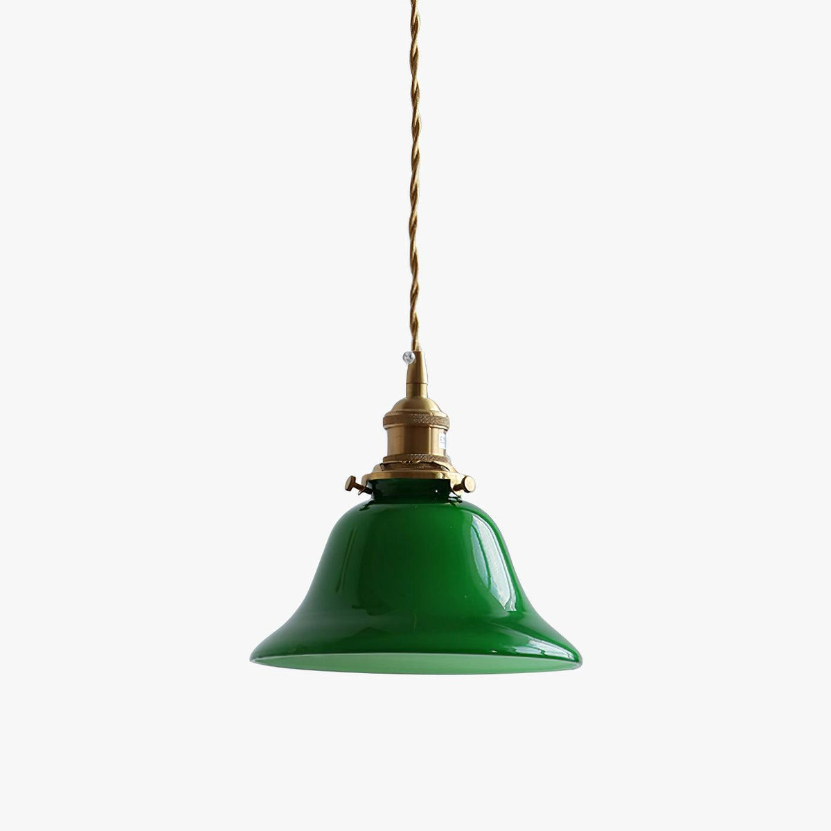 Jovanth lampă suspendată retro din alamă