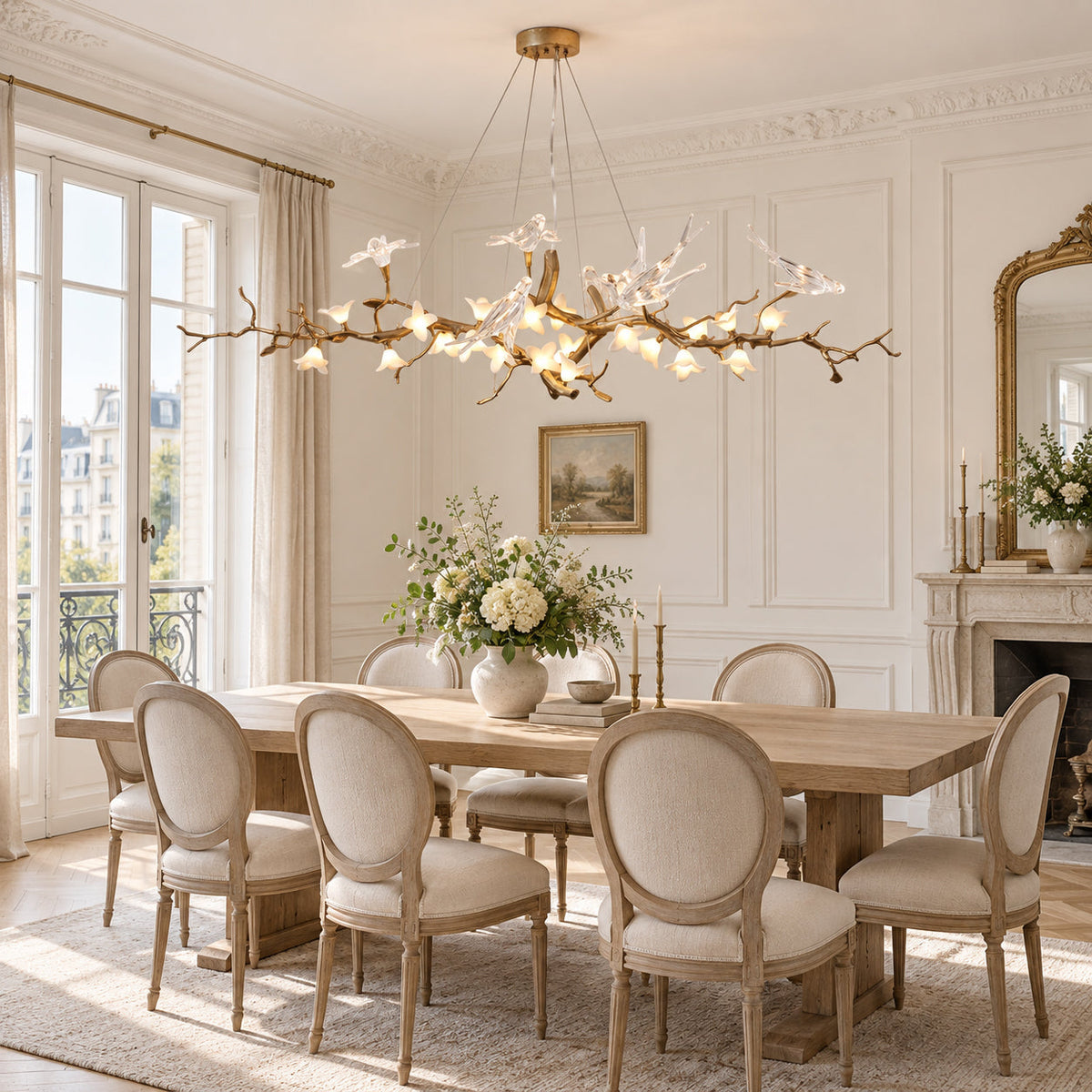 Elmscombe candelabru aviar floare