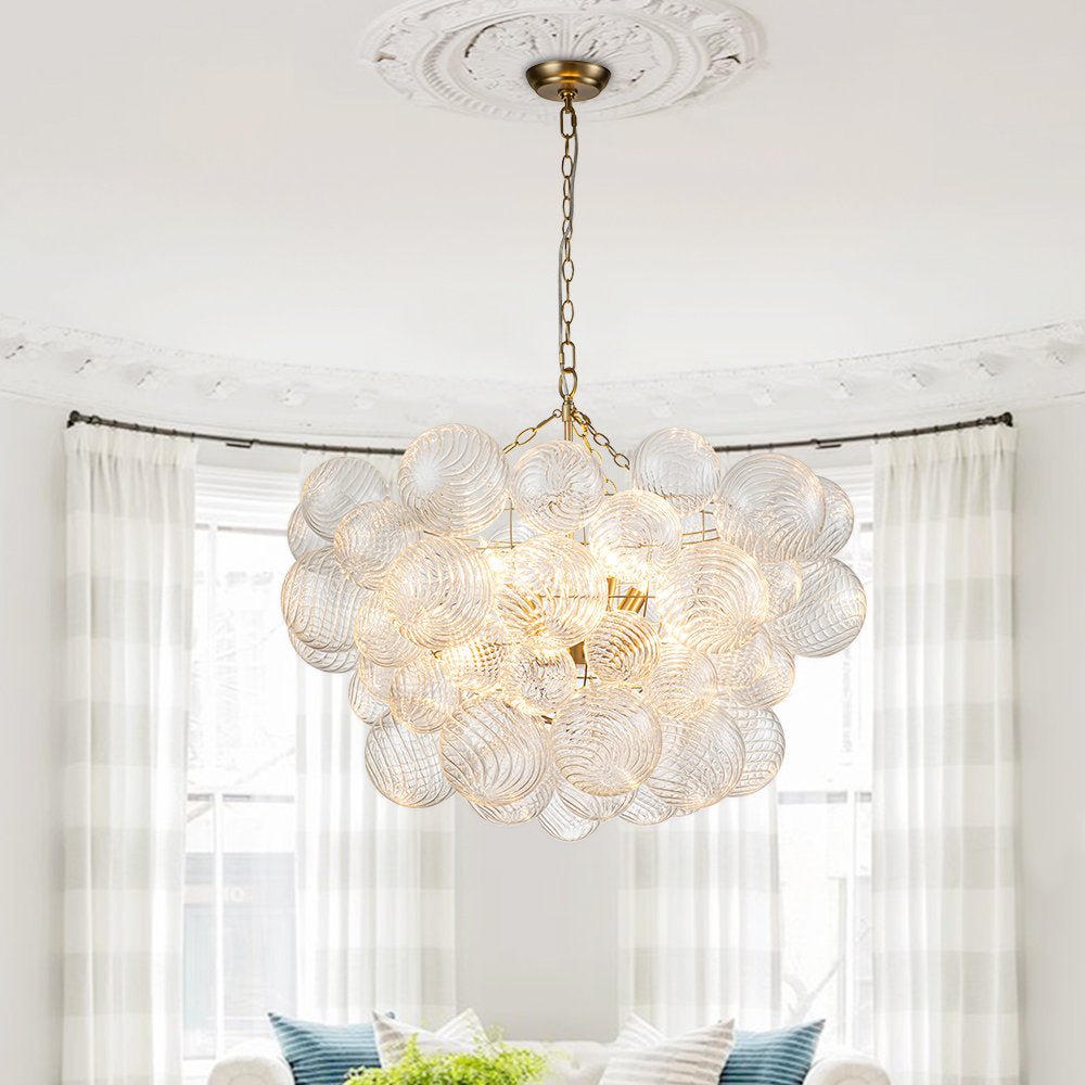 Ben candelabru Bile de sticlă Bubble modern
