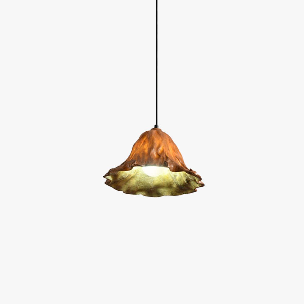 Ritta Art Lotus Leaf LED lampă suspendată Rășină Sufragerie