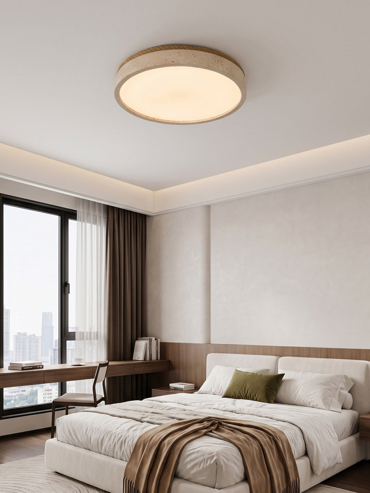 Haverleigh lampă de încastrat din travertin