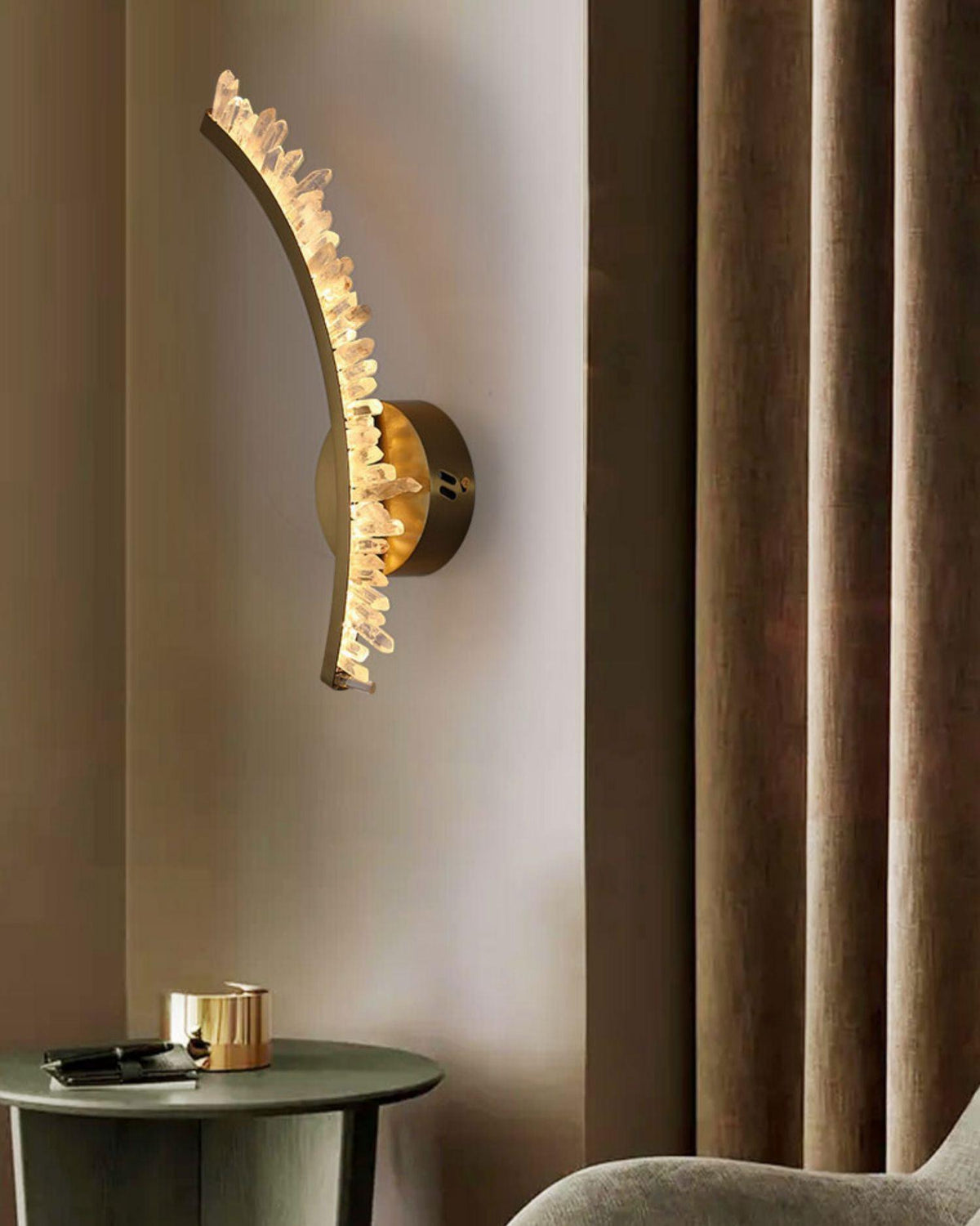 Celo aplică de perete din cristal, premium, în stil de artă nordică