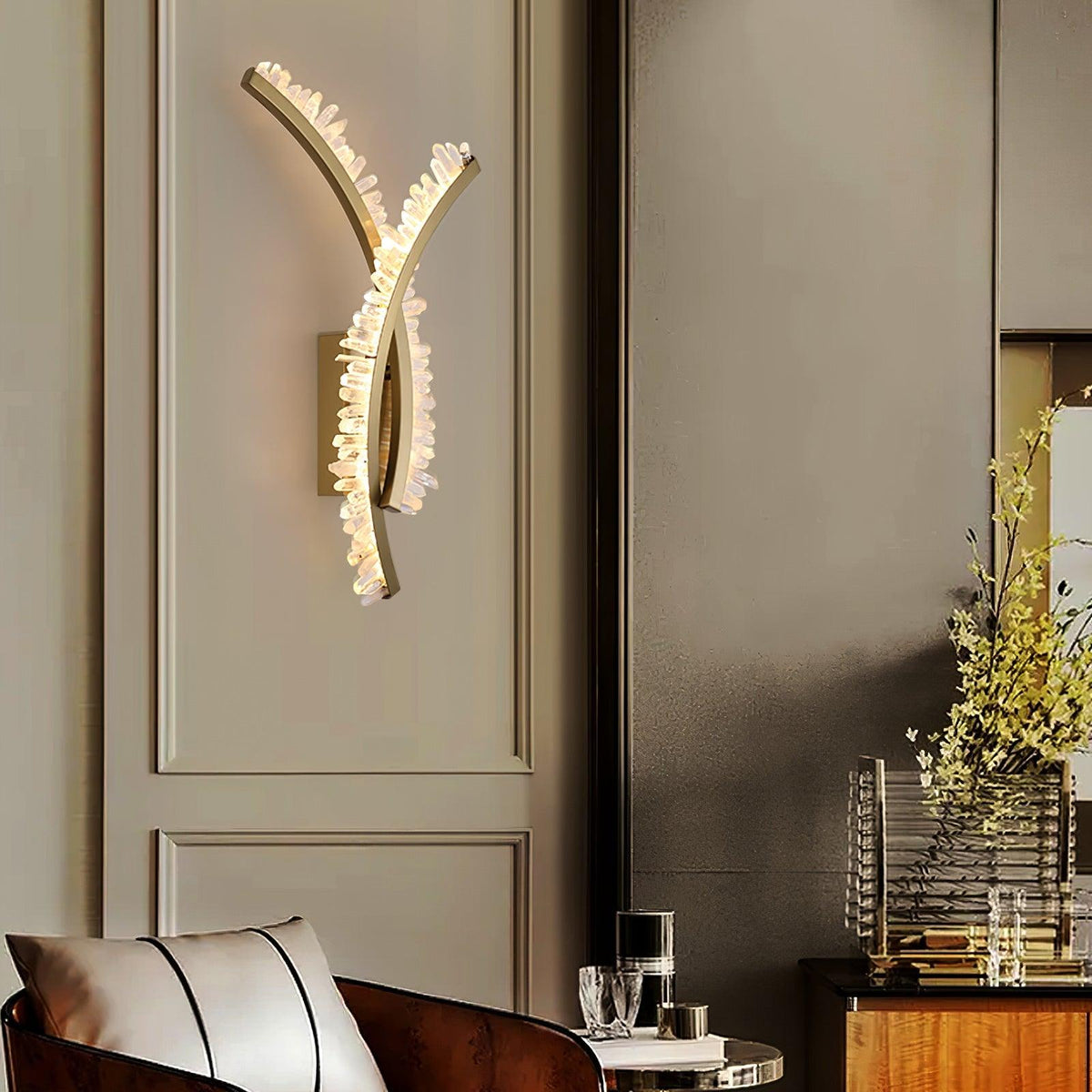 Celo aplică de perete din cristal, premium, în stil de artă nordică