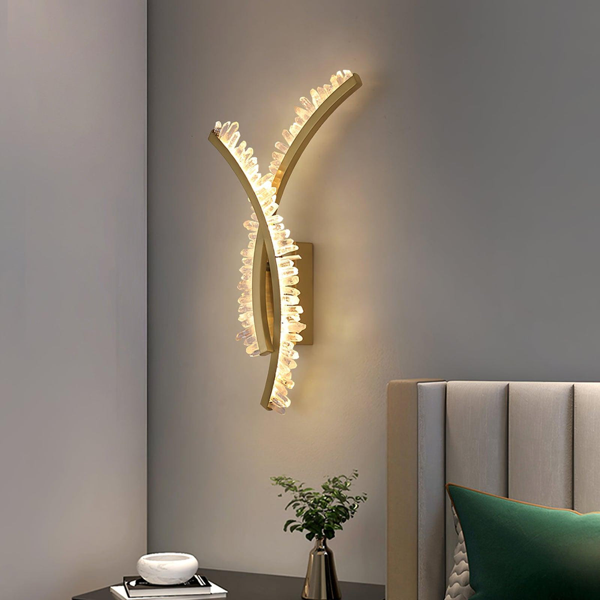 Celo aplică de perete din cristal, premium, în stil de artă nordică