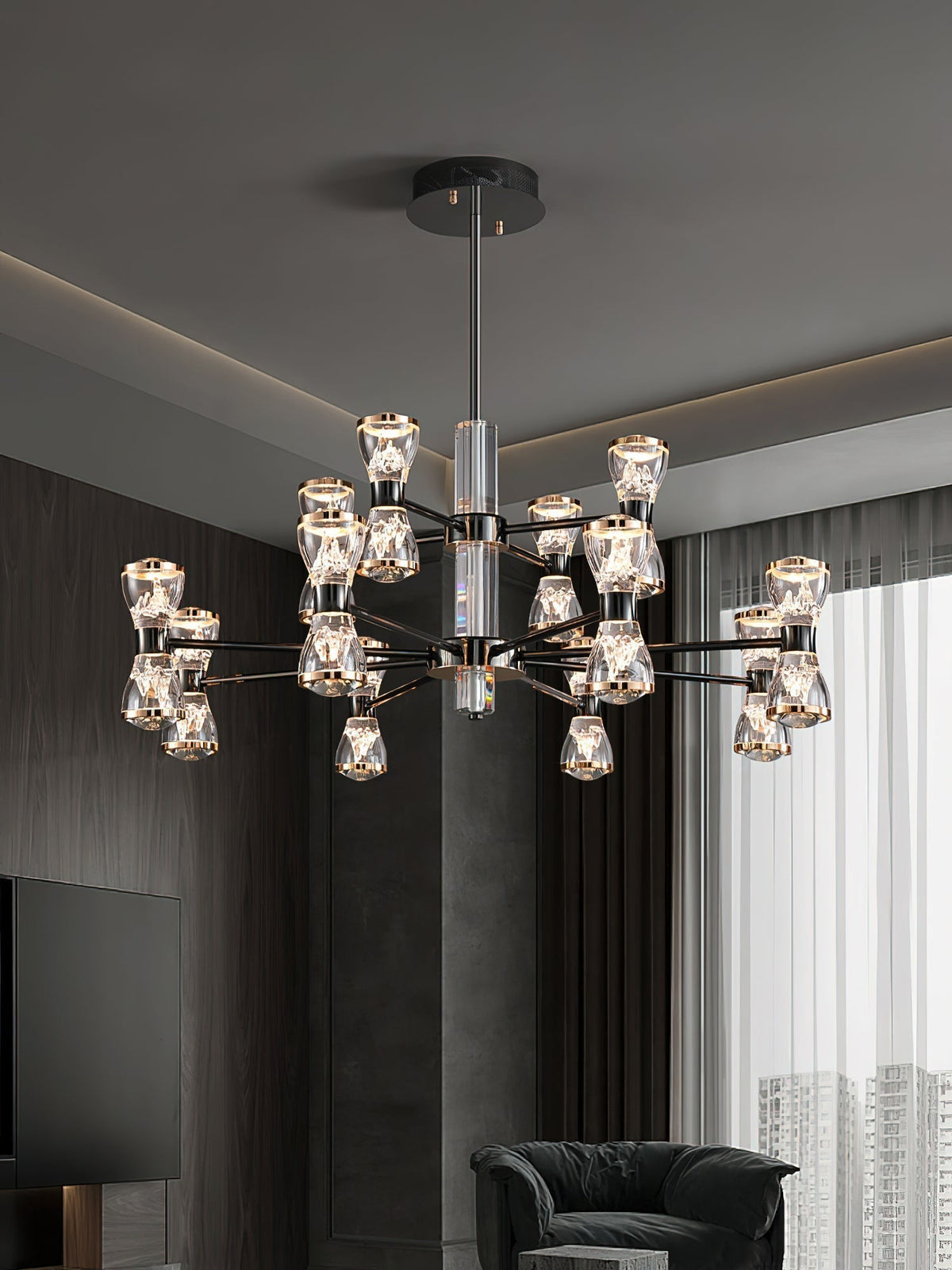 Zircon candelabru
