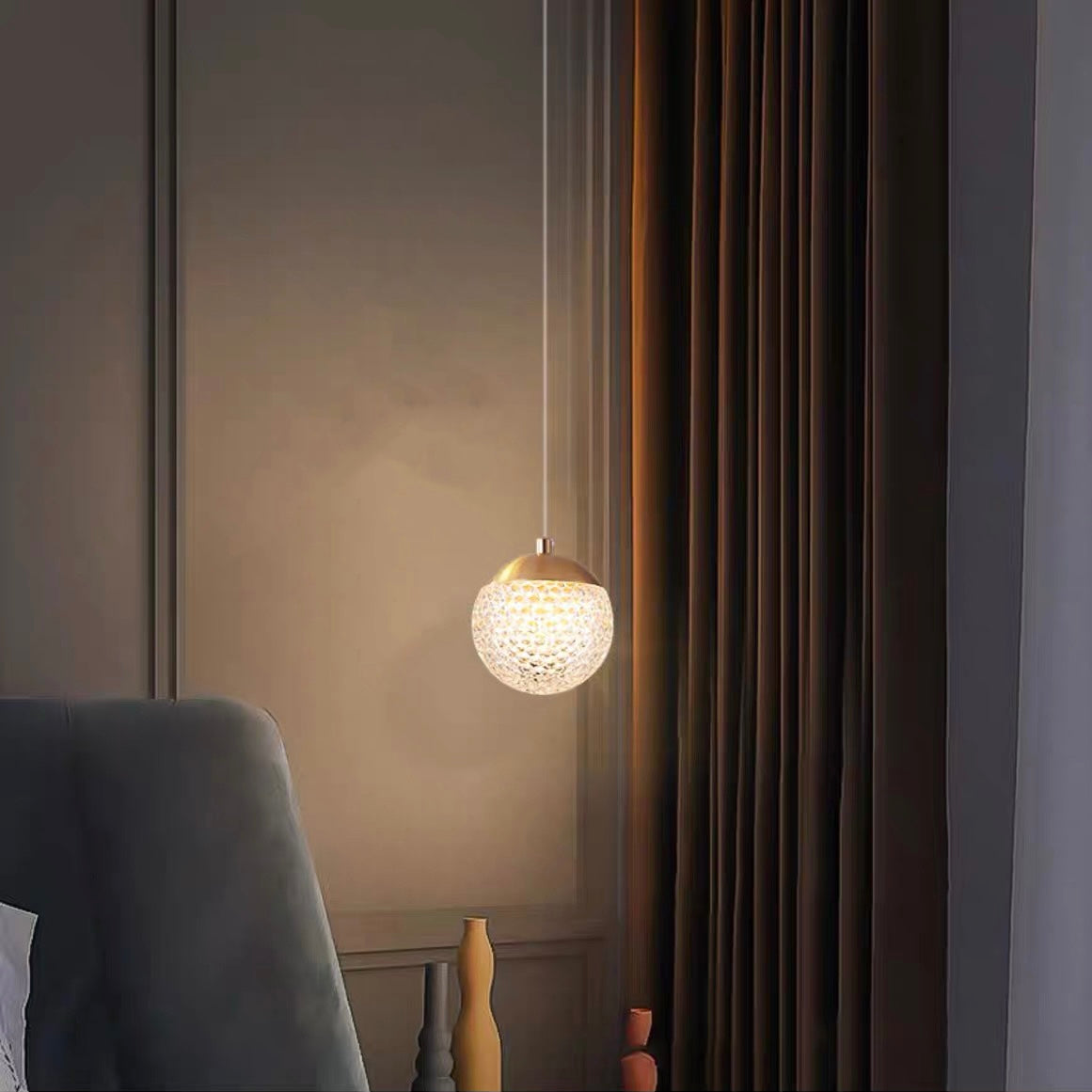Arisha lampă suspendată Art Deco Jibril multi-etaj modern, aur
