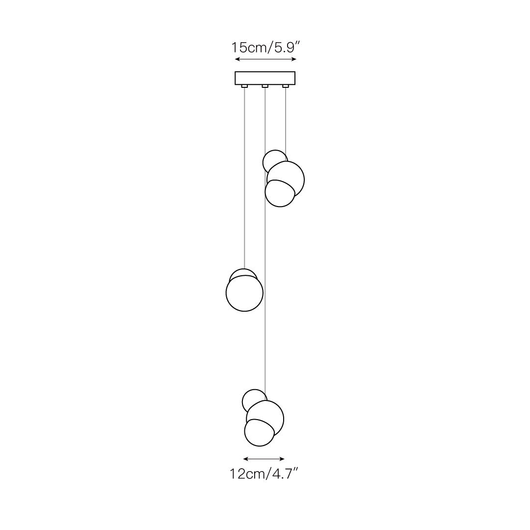 Fleurour lampă suspendată