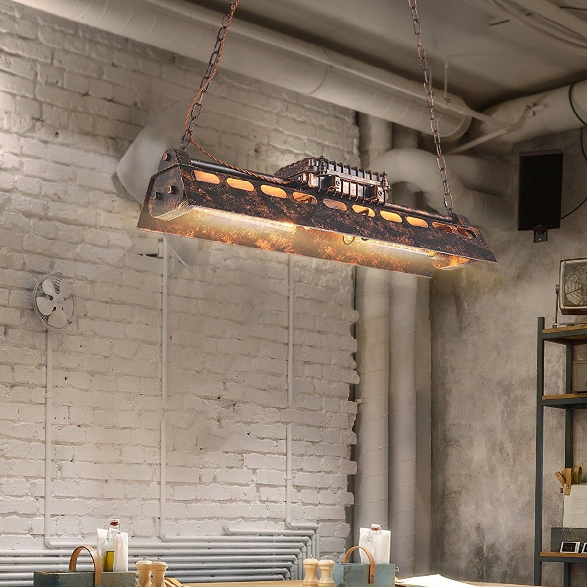 Noah candelabru industrial Steampunk