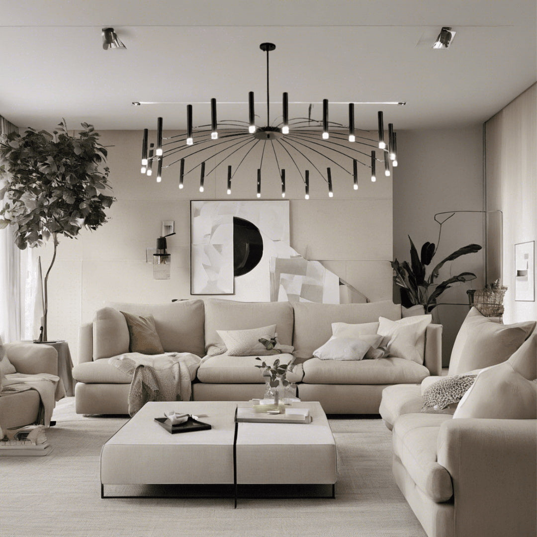 Lumaraine candelabru, industrial