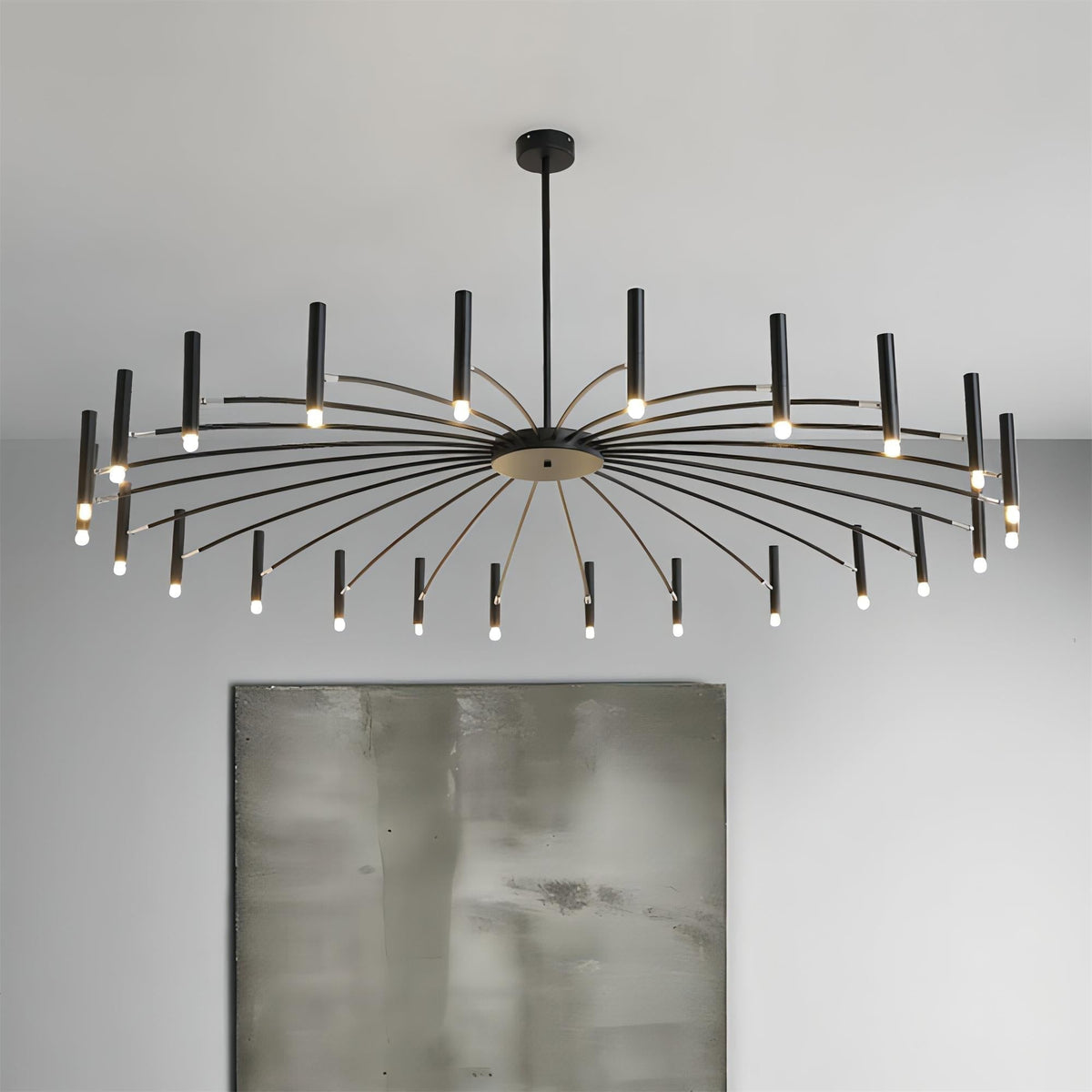 Lumaraine candelabru, industrial