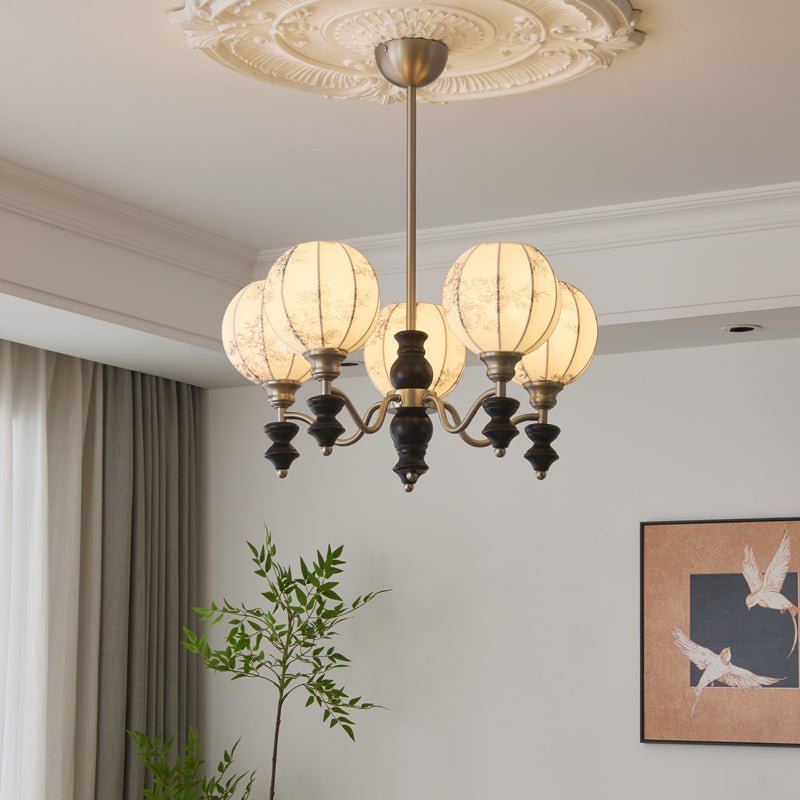 Osilan candelabru din lemn, tradițional, elegant, vintage