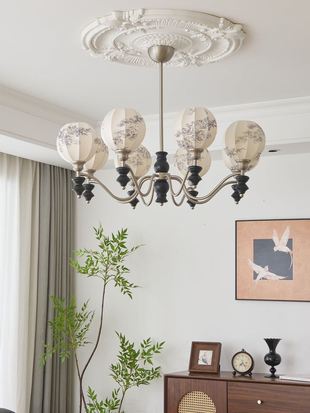 Osilan candelabru din lemn, tradițional, elegant, vintage