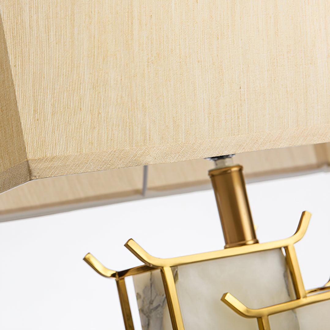 Nysilor Rectangular lampă de masă din sticlă