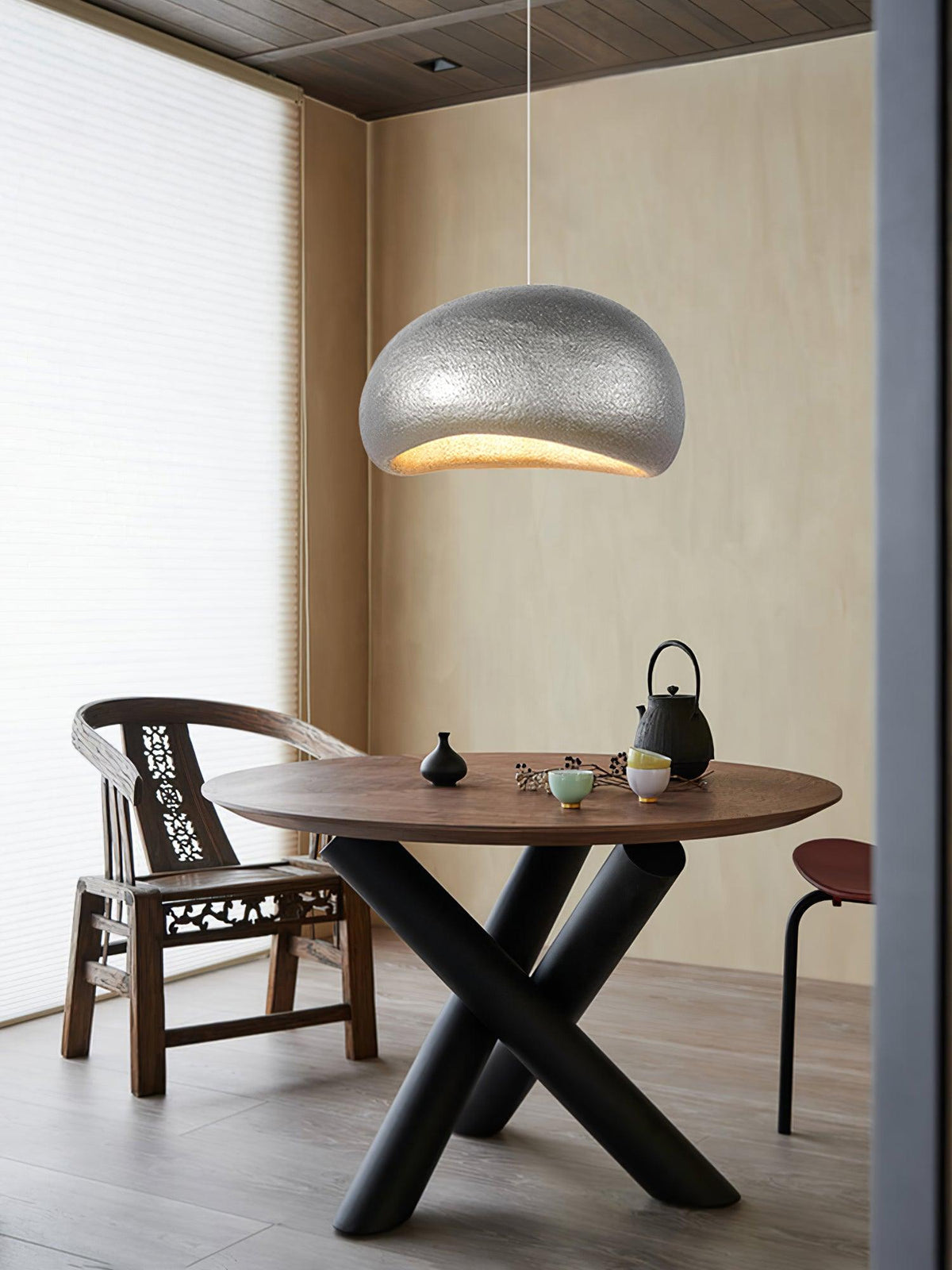 Lampă suspendată Pebble Inspired Organic Form Soft Glow modern Artistic