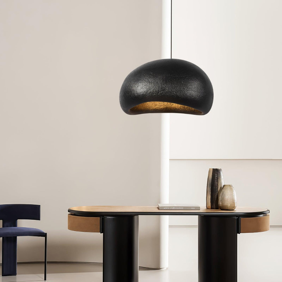 Lampă suspendată Pebble Inspired Organic Form Soft Glow modern Artistic