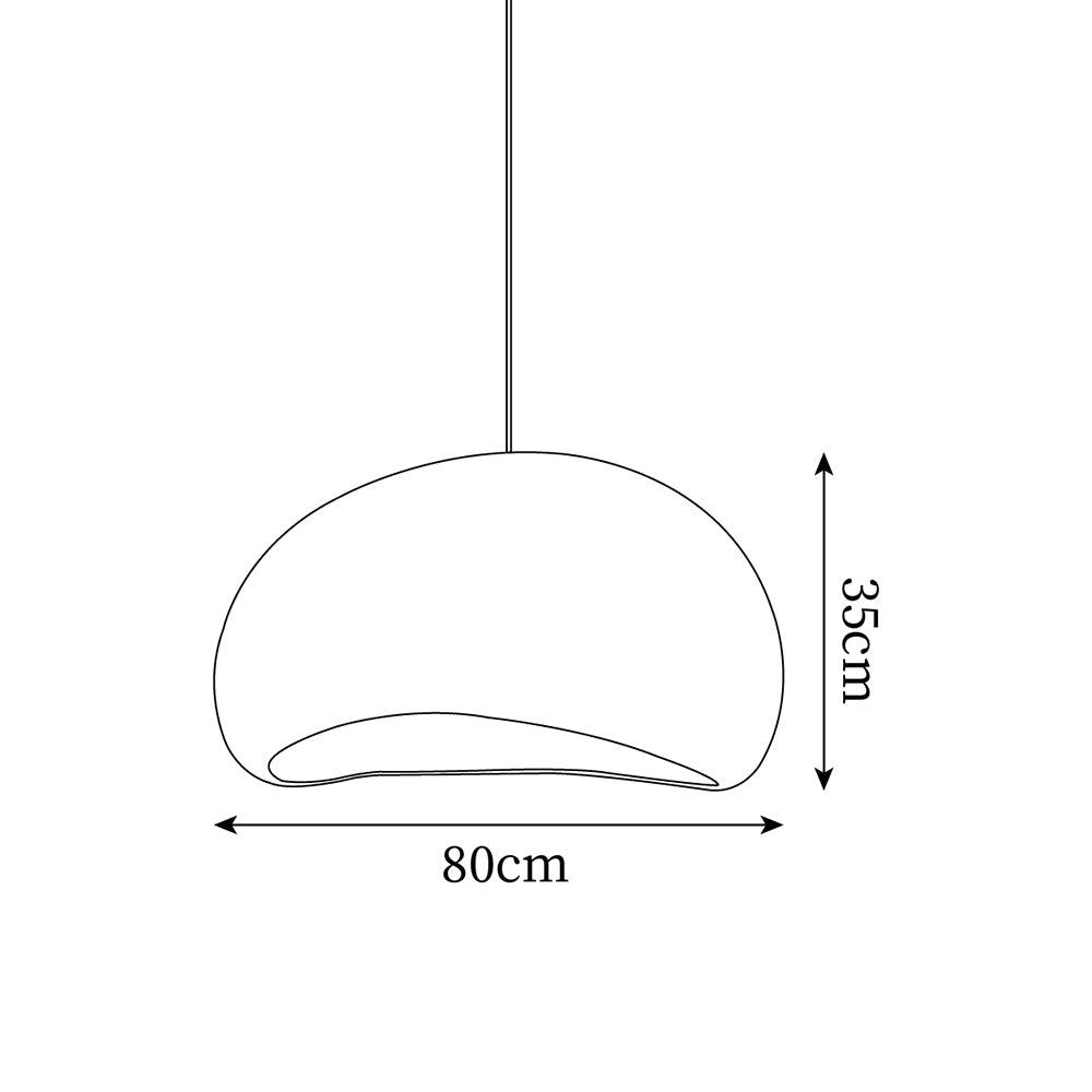 Lampă suspendată Pebble Inspired Organic Form Soft Glow modern Artistic
