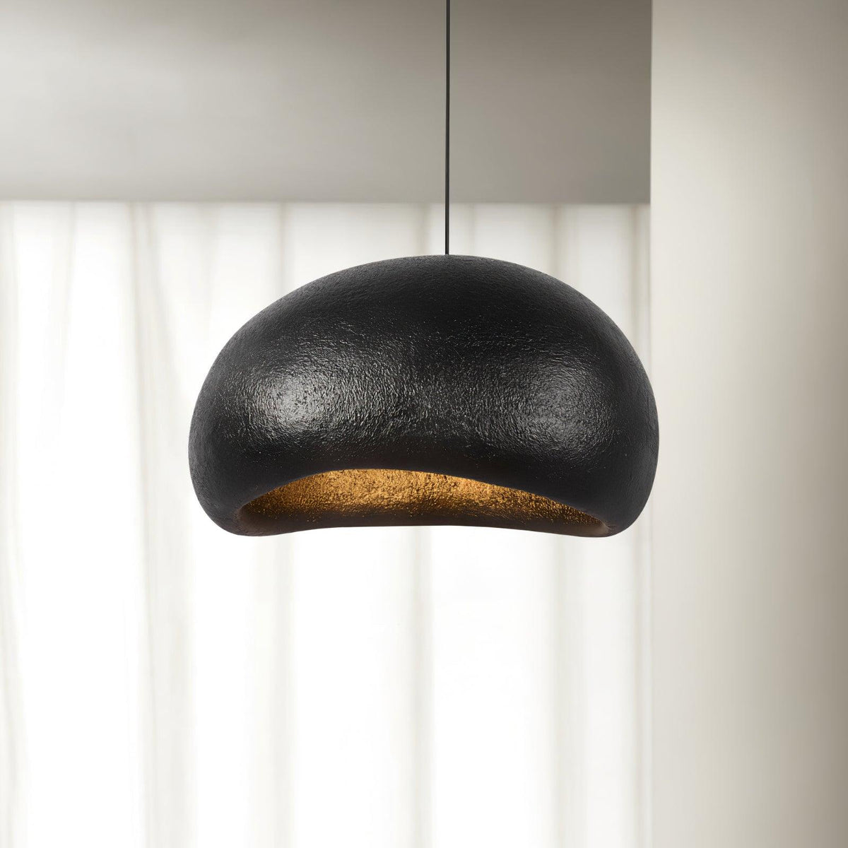 Lampă suspendată Pebble Inspired Organic Form Soft Glow modern Artistic