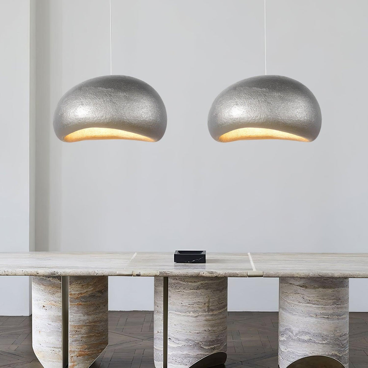Lampă suspendată Pebble Inspired Organic Form Soft Glow modern Artistic