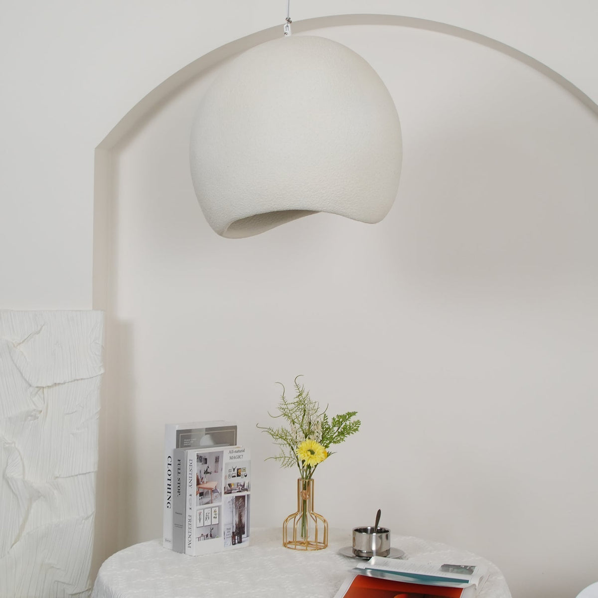 Reloza lampă suspendată din rășină, modernă, minimalistă