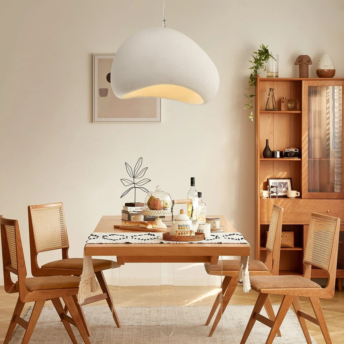 Reloza lampă suspendată din rășină, modernă, minimalistă