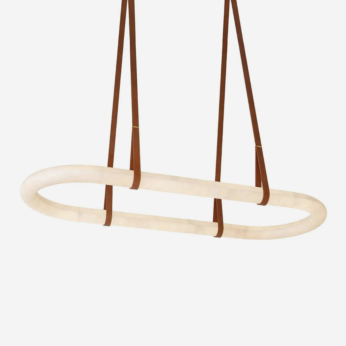 Kurve candelabru din alabastru din piele artificială