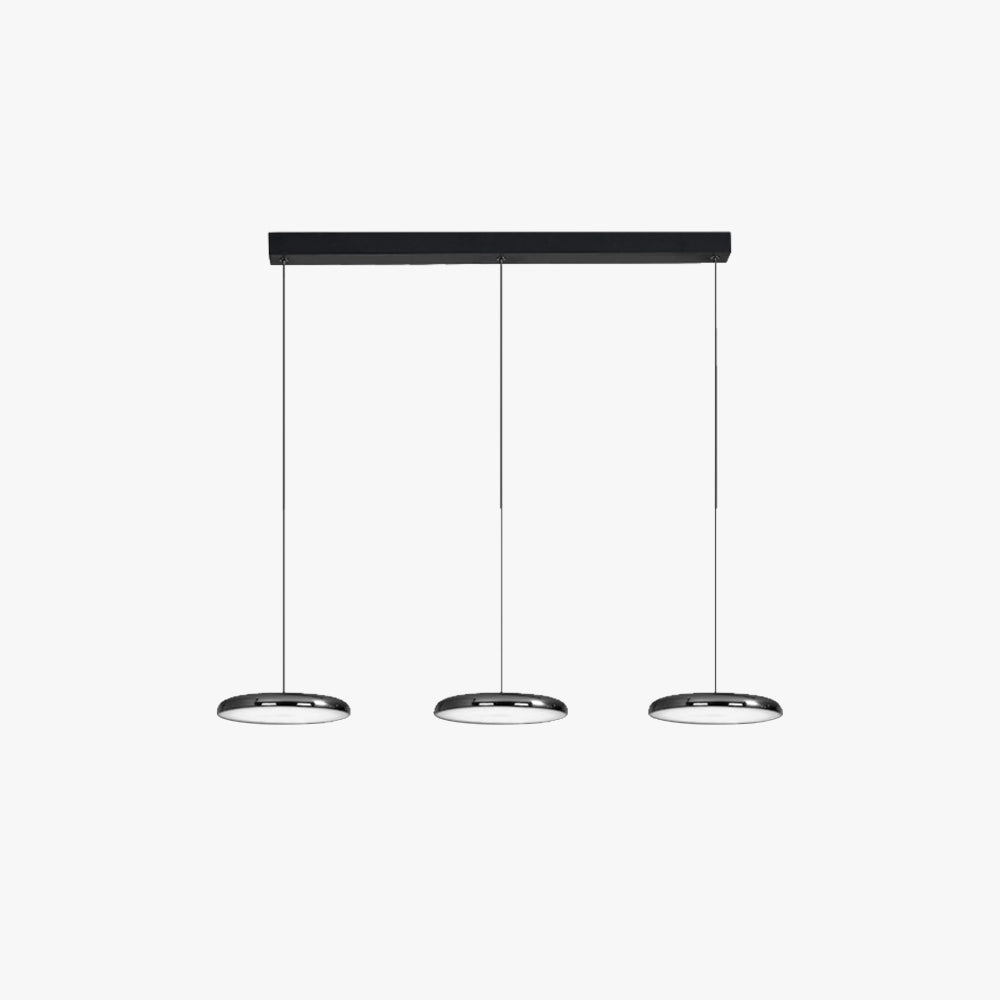 Aria lampă suspendată roșie și neagră și argintie din metal, modernă, minimalistă, pentru dormitor