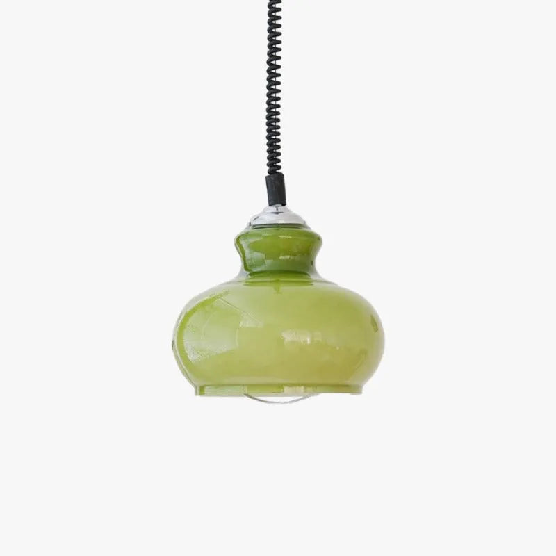 Valentina Retro Simplu lampă suspendată living Verde living