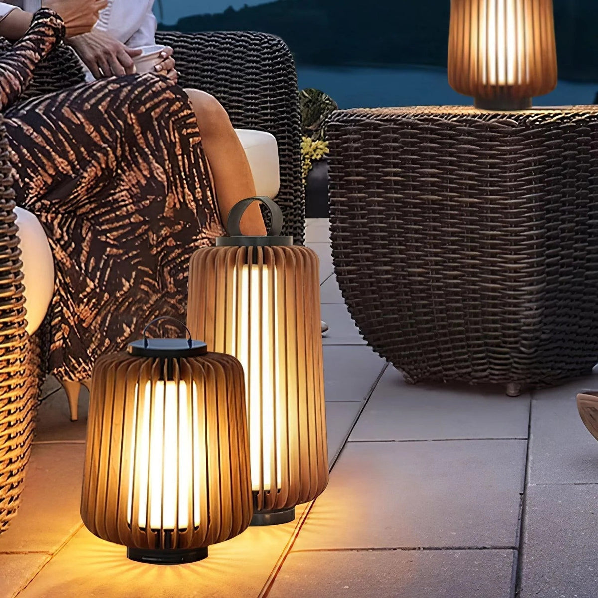 Fern lampă de masă