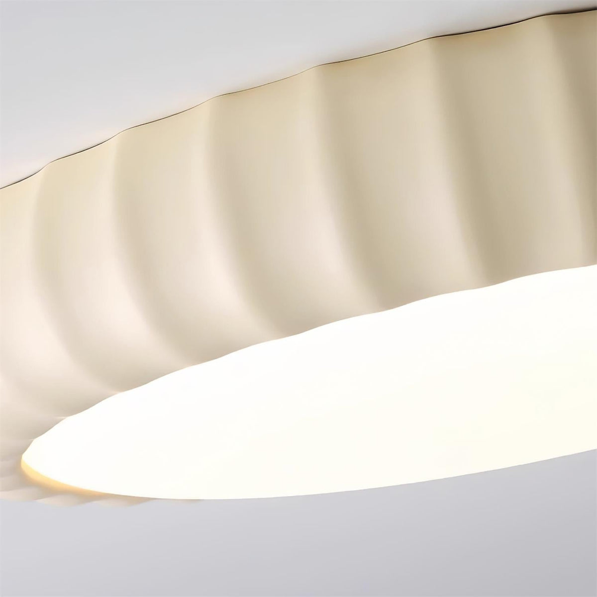 Plafonieră aplicată modernă minimalistă din rășină cu finisaj verde