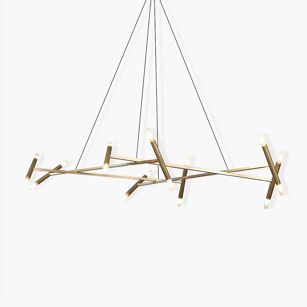Soliriel candelabru modern din alamă