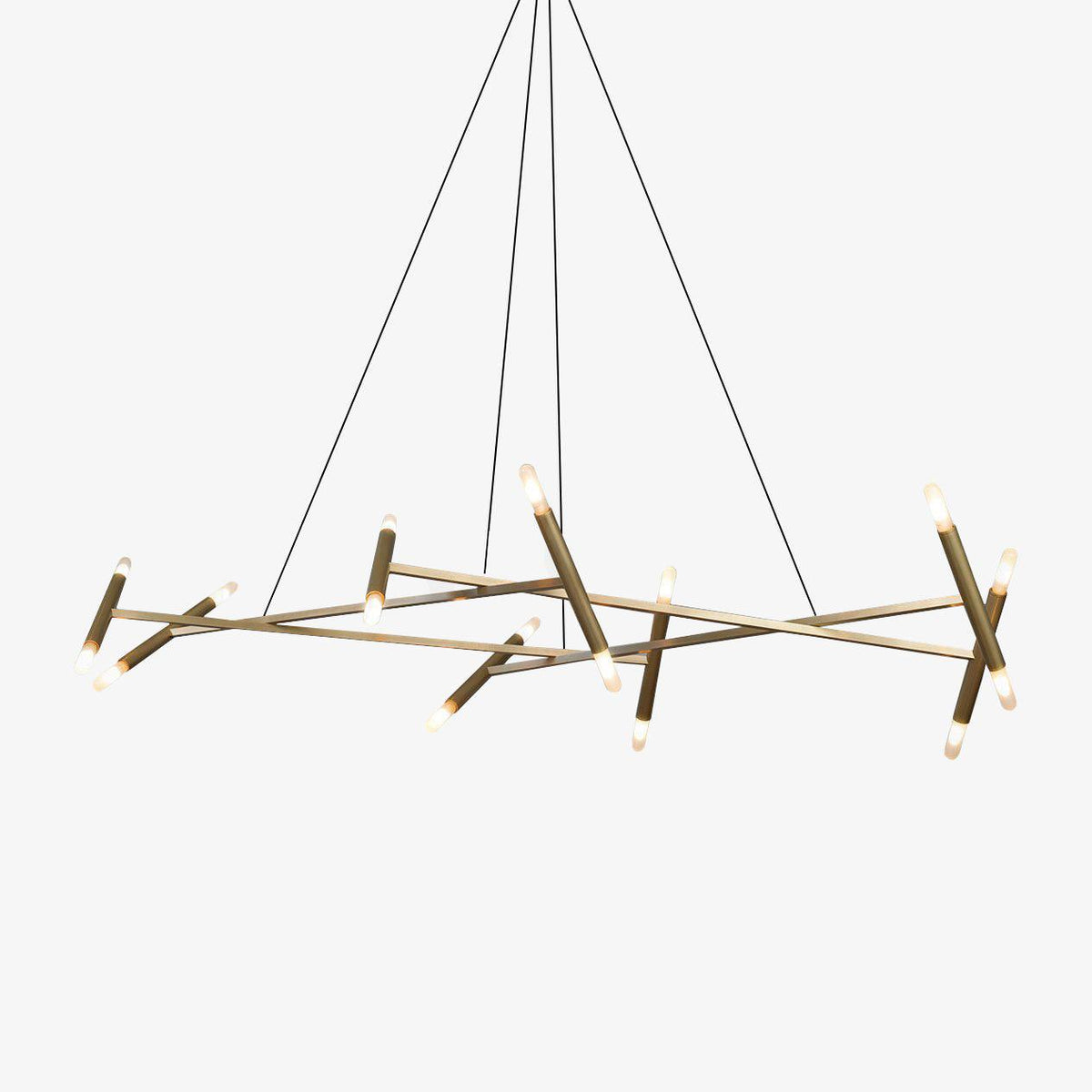 Soliriel candelabru modern din alamă
