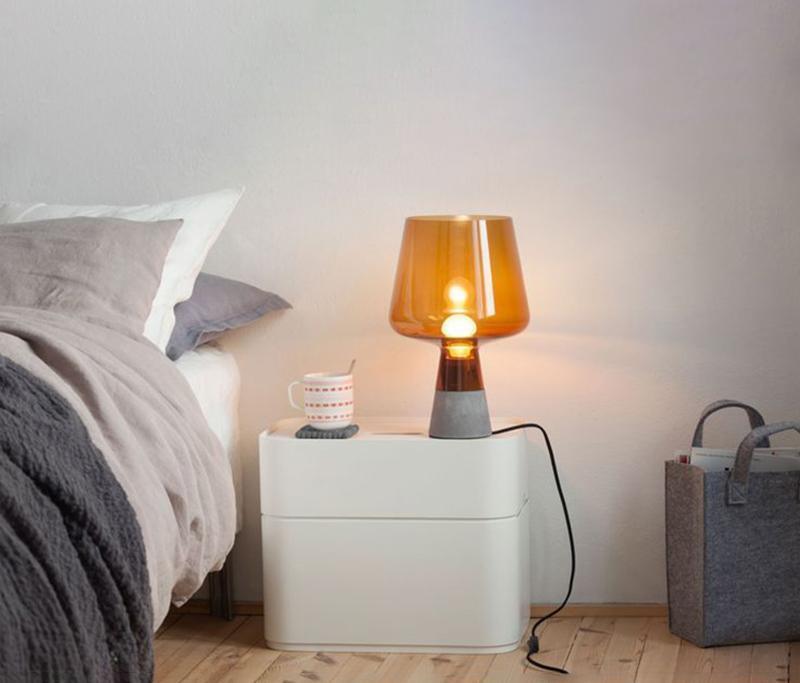 Elairella lampă de masă minimalist din ciment