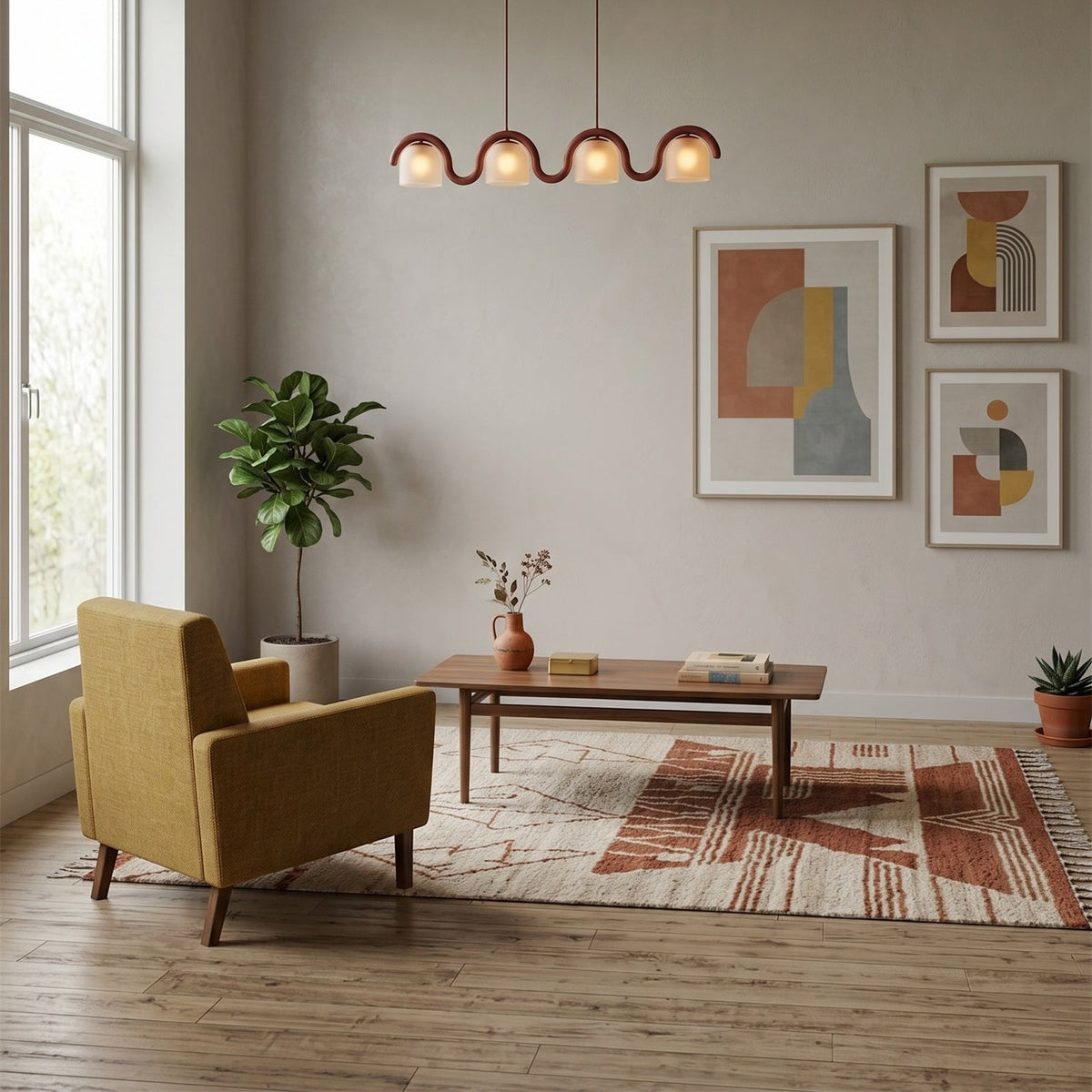 Lenox candelabru liniar din sticlă