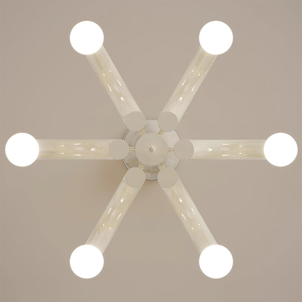 Fivelle modern Crem candelabru cu Brațe Multiple