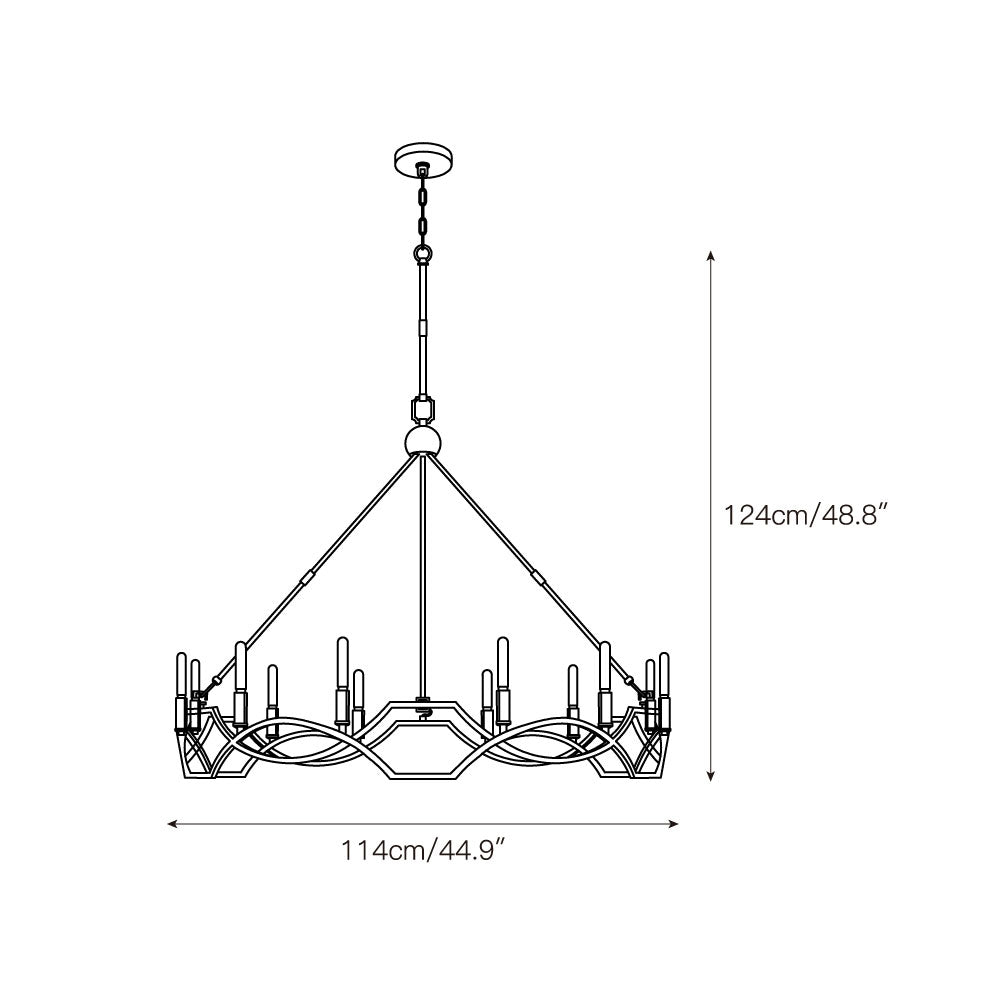 Leona candelabru