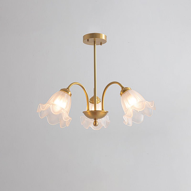 Dirixel candelabru din sticlă, de lux