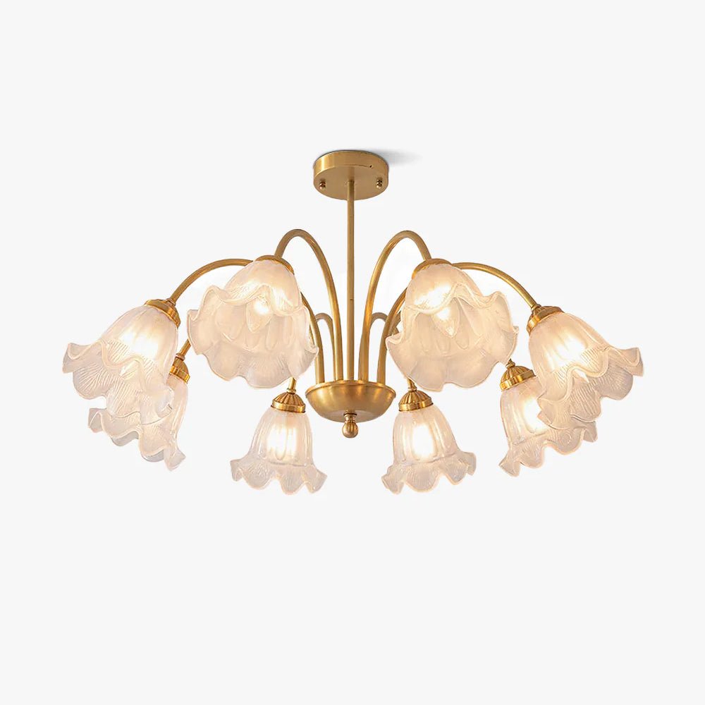 Dirixel candelabru din sticlă, de lux