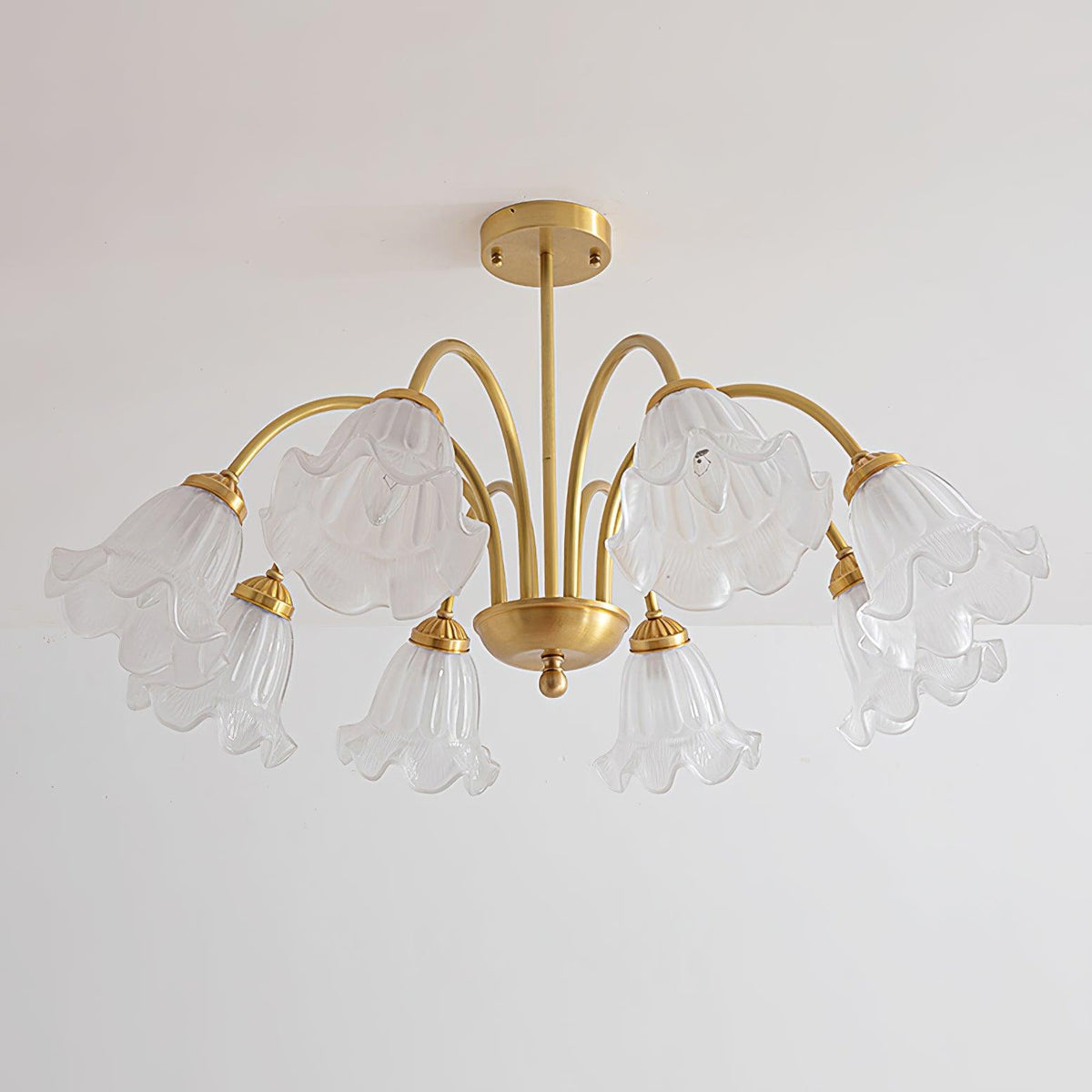 Dirixel candelabru din sticlă, de lux